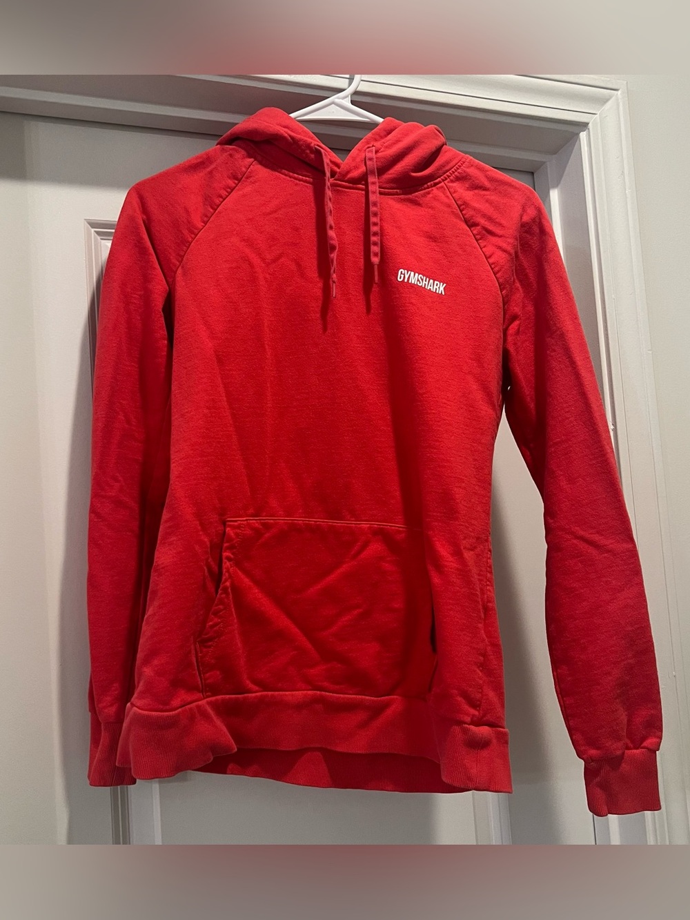 Gymshark Women’s Small Red Hooded Pullover Sweatshirt